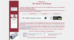 Desktop Screenshot of masterstech-home.com
